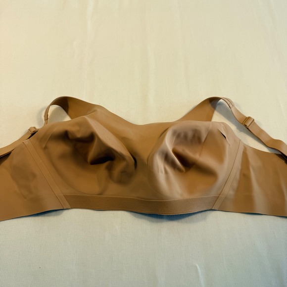 Honeylove CrossOver Bra Sand Tan Wireless Supportive Mesh BRSB00008 Womens S+ - Picture 4 of 6